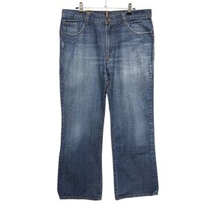 {Timberland} "Boot Fit" 34 34x32 Blue 100% Cotton Bootcut Leg Denim Jeans